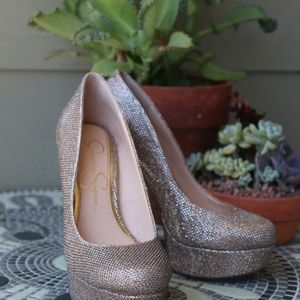 Jessica Simpson Heeled Pumps Size 5 WORN ONCE
